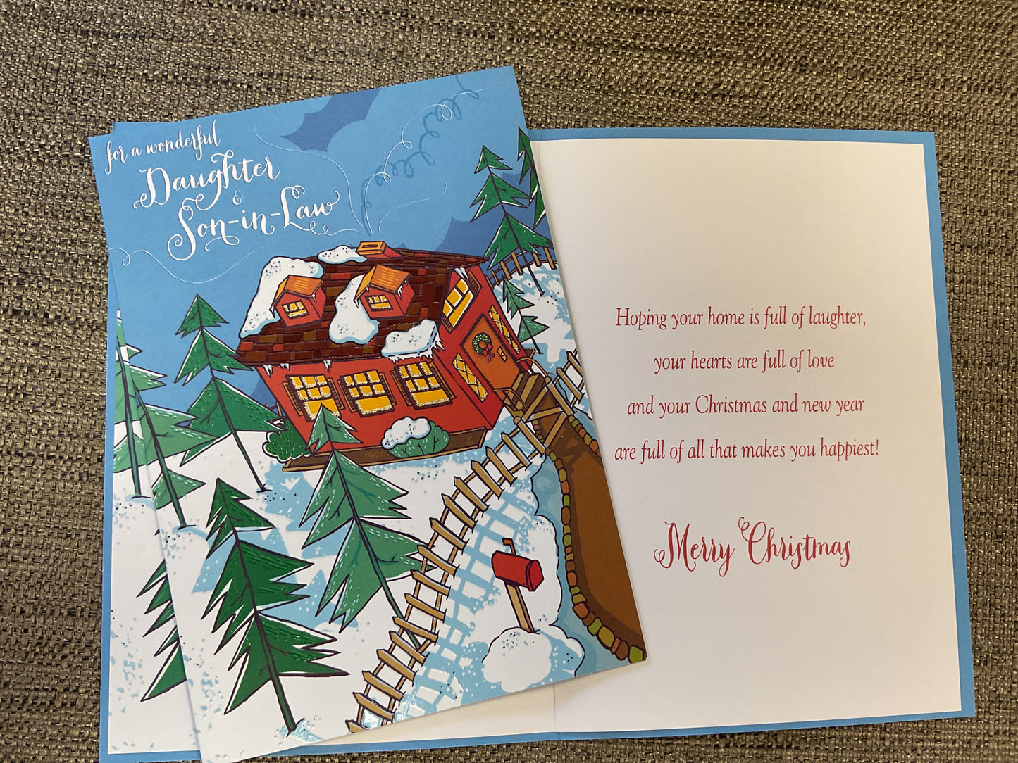 Daughter & Son-in-Law Christmas Card