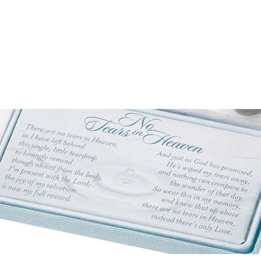 'No Tears in Heaven' Memorial Urn Necklace