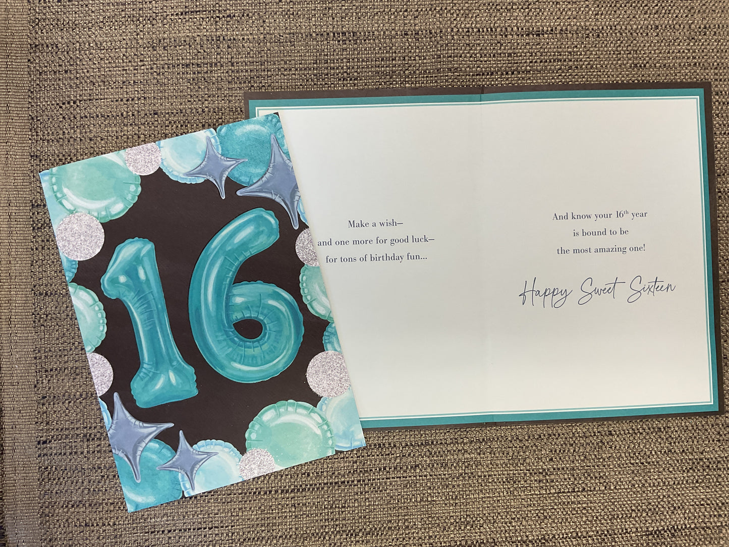 Sweet 16 Birthday Card