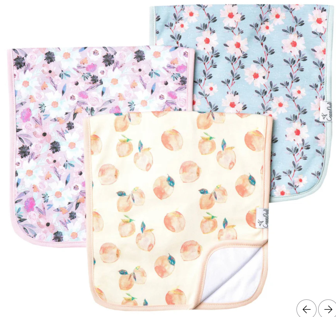 Copper Pearl Premium Burp Cloths