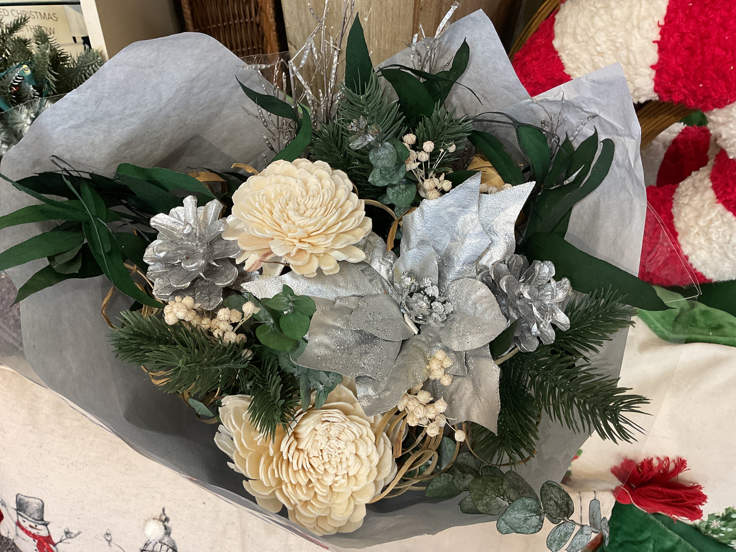 Holiday Fragrant Faux Bouquet