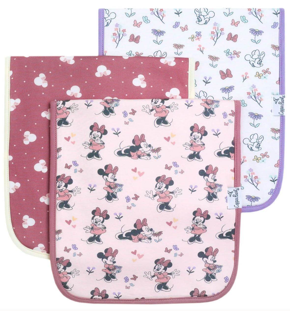 Copper Pearl Premium Burp Cloths