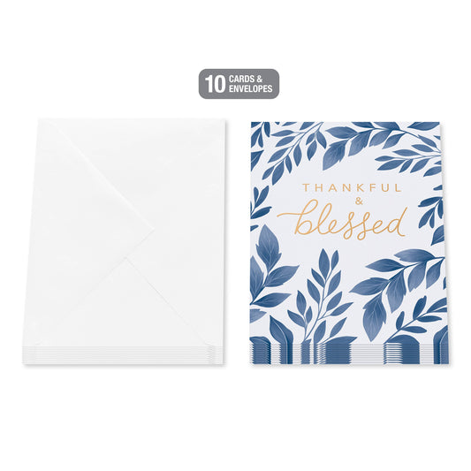 Thank You Card Stationery Notes, Blessed Botanicals 10-Count
