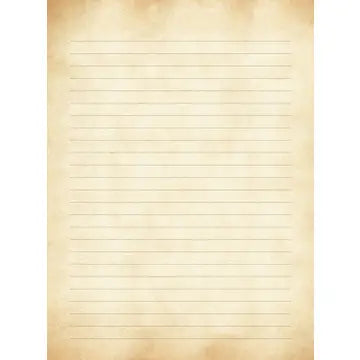 Lined Stationery