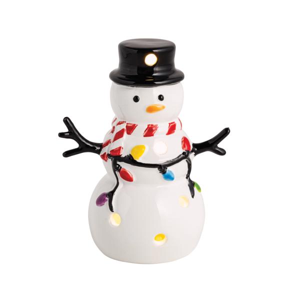 Snowman LED Light-Up Sitter