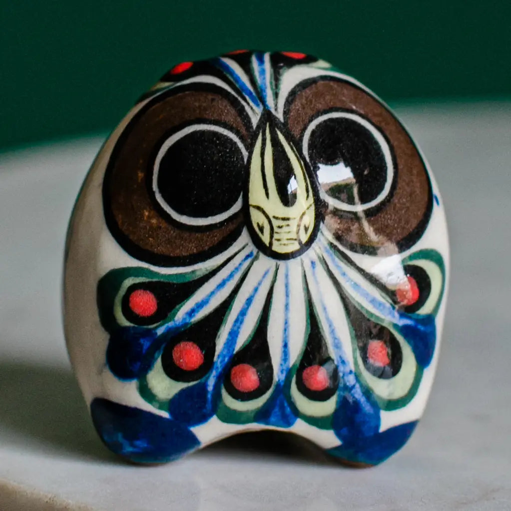 Ceramic Mini Owl Figurine