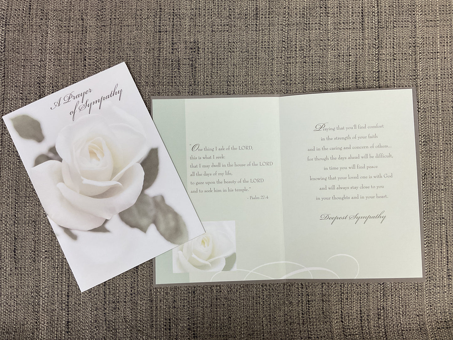 Religious Sympathy Card