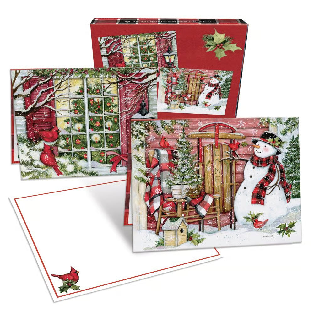Home for the Holidays Assorted Christmas Cards by Susan Winget
