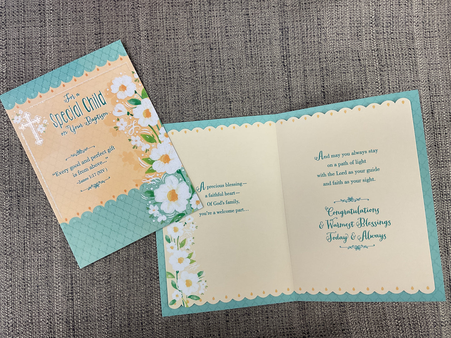 Child Baptism Card