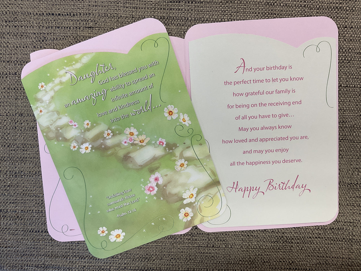 Daughter Birthday Religious Card