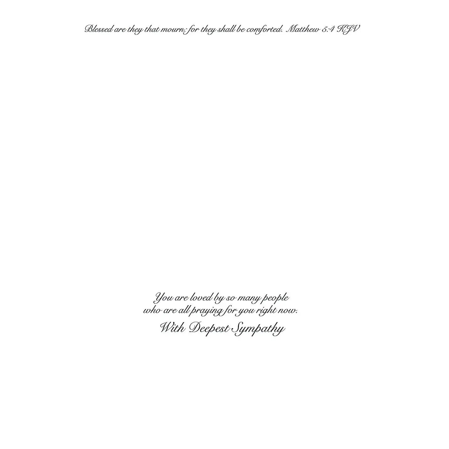 Sanctuary - Faith Sympathy Value Card