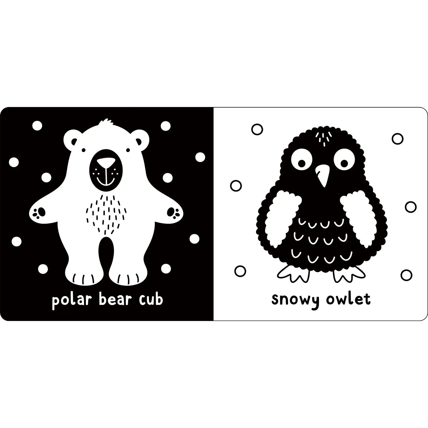 What Does Baby See? - Baby Animals - A High Contrast Board Book