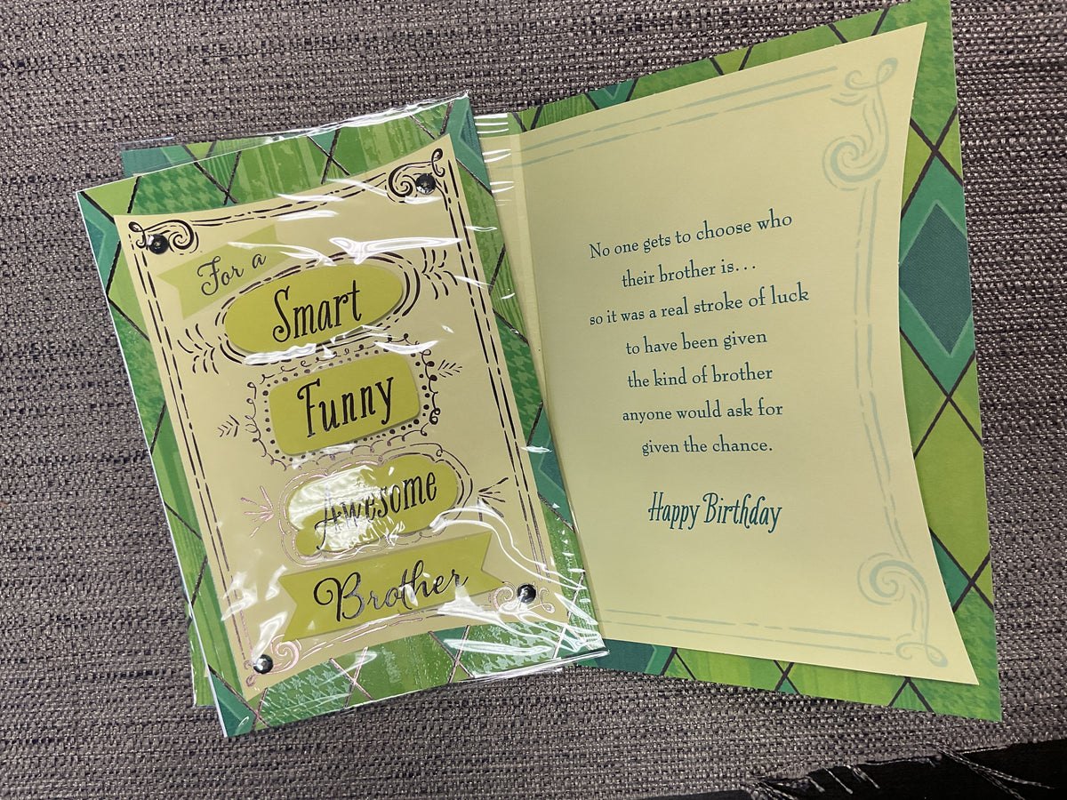 Brother Birthday Card