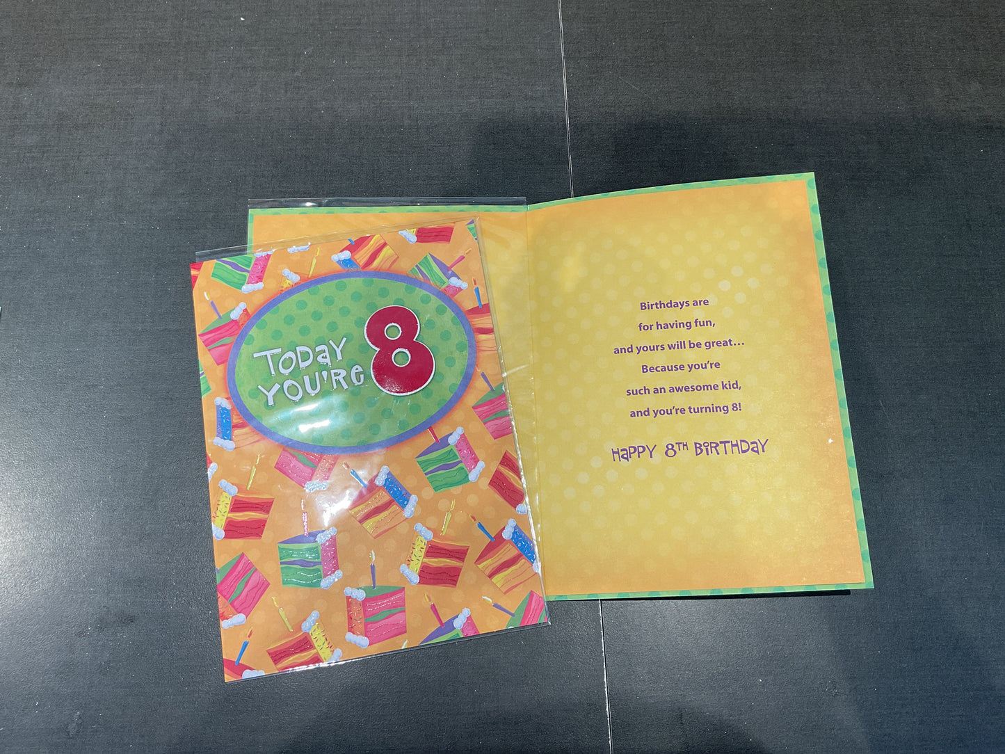8th Birthday Card