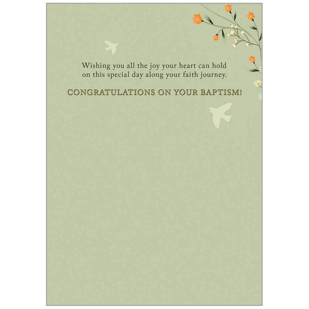 Little Church - Faith Baptism Card