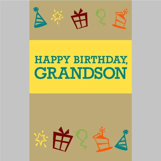 Grandson Birthday Card