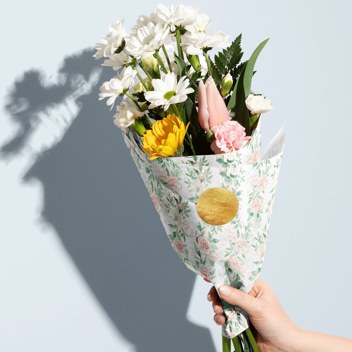 Pink Roses - Designer Tissue - Printed