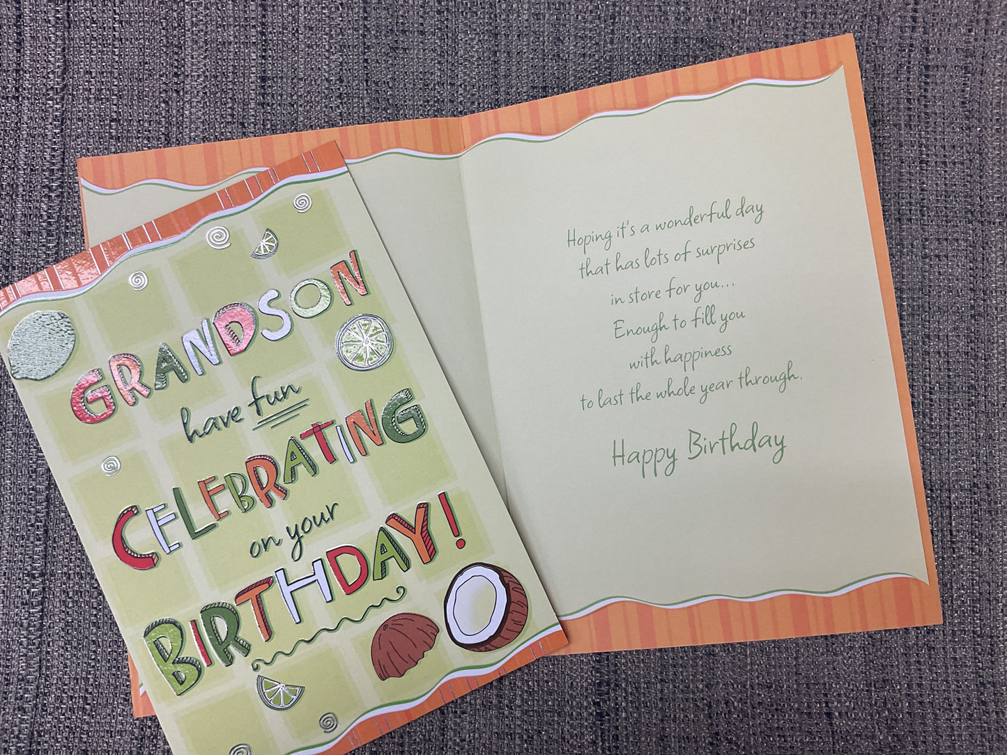 Grandson - Birthday Card
