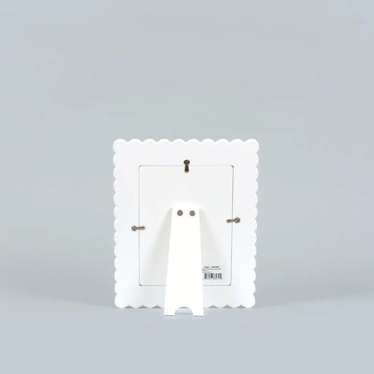 Wood Photo Frame (Scallop) Wh (5x7)