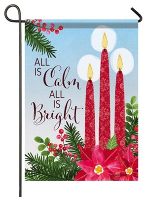 Three Candles Garden Flag
