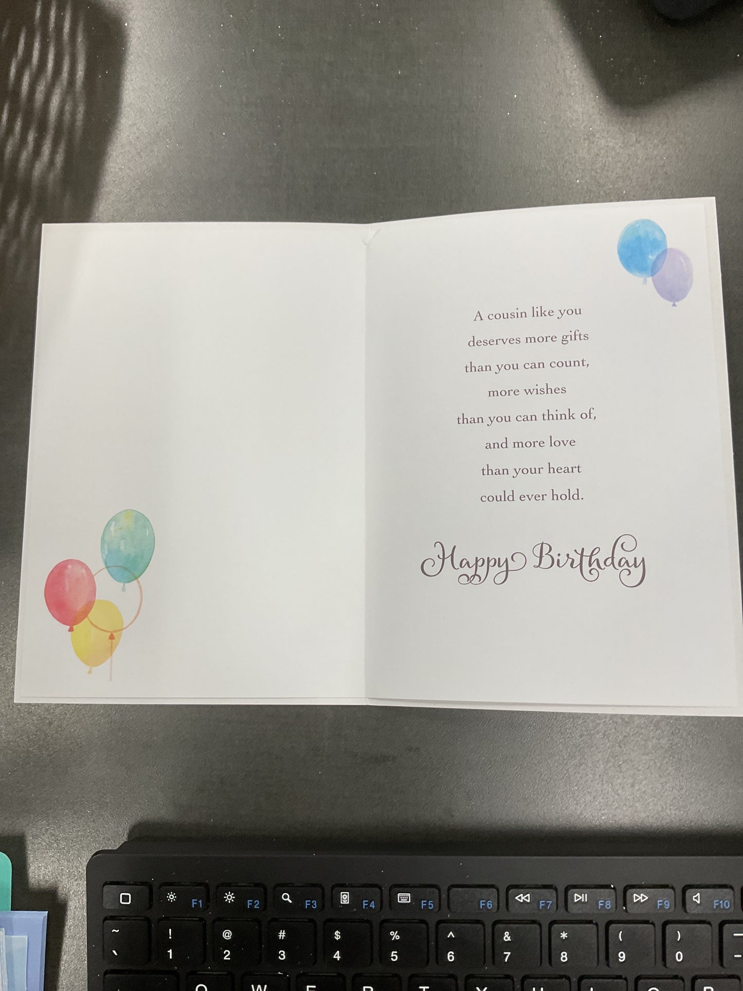 Cousin Birthday Card