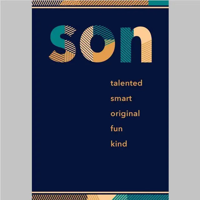 Son Birthday Card