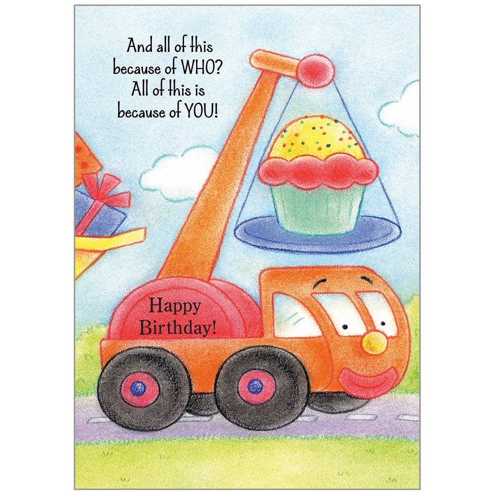 Construction Birthday - Birthday Boy Card