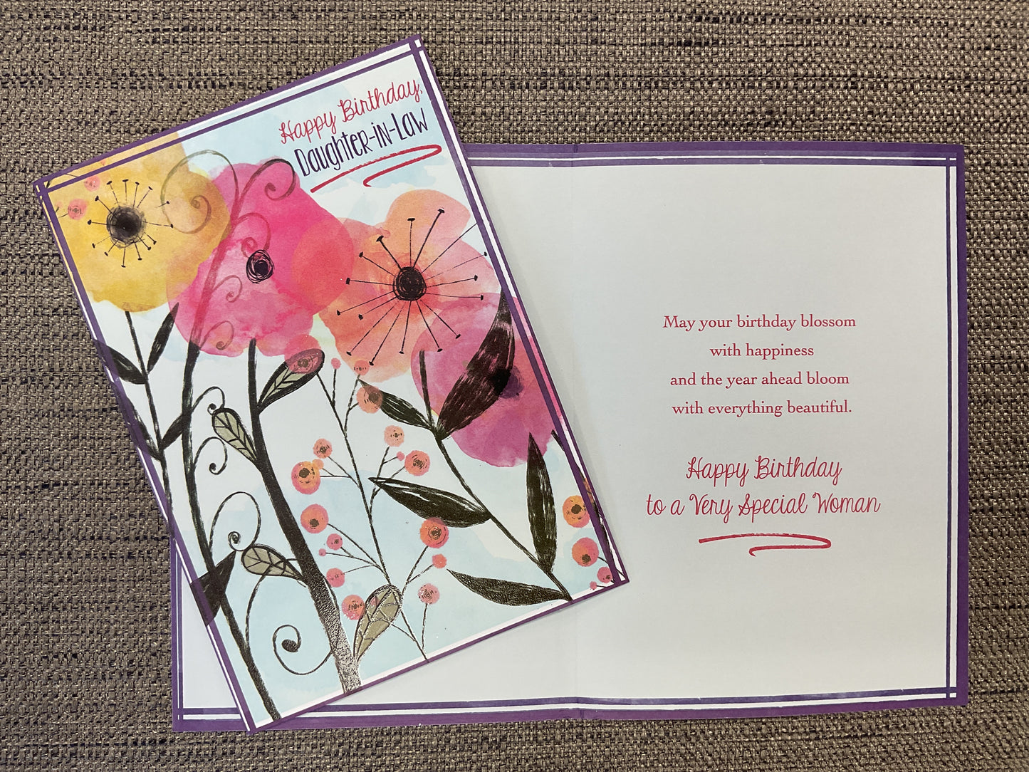 Daughter-in-Law Birthday Card