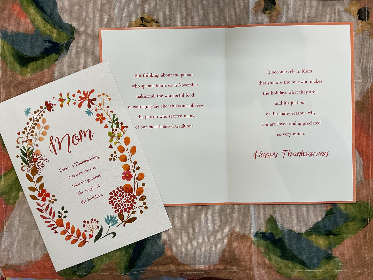 Thanksgiving - Mom