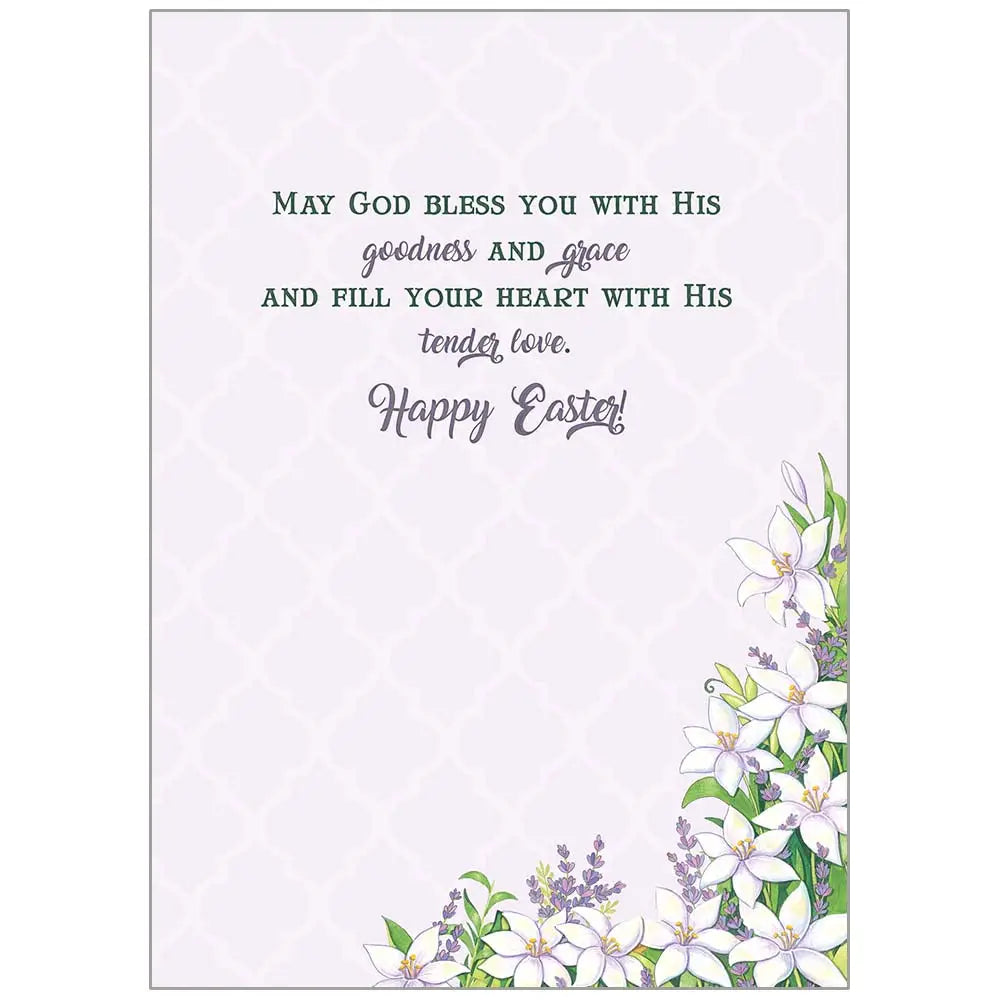 He Is Risen Cross - Faith Easter Card