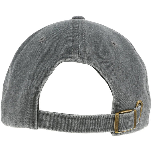 Book Down Gray Adjustable Hat