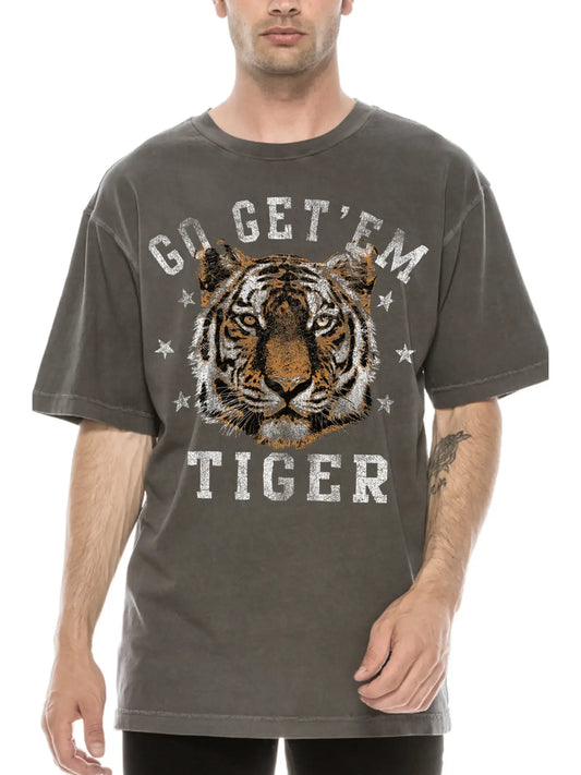 Go Get Em Tiger - Oversized Unisex Top