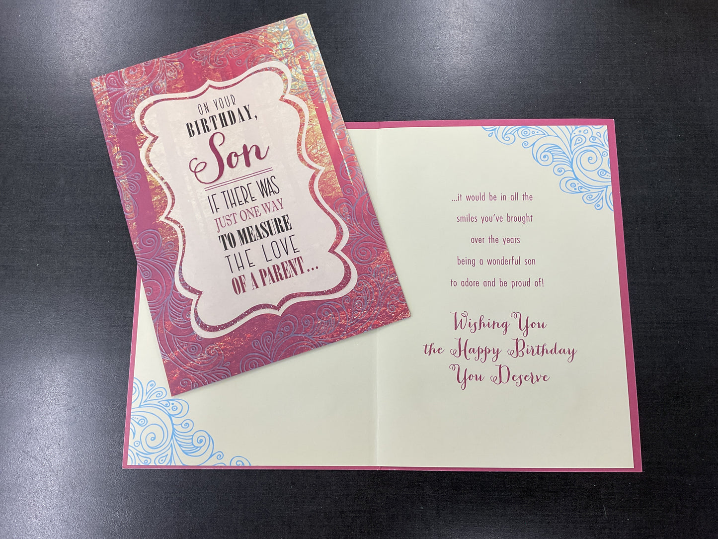 Son Birthday Card