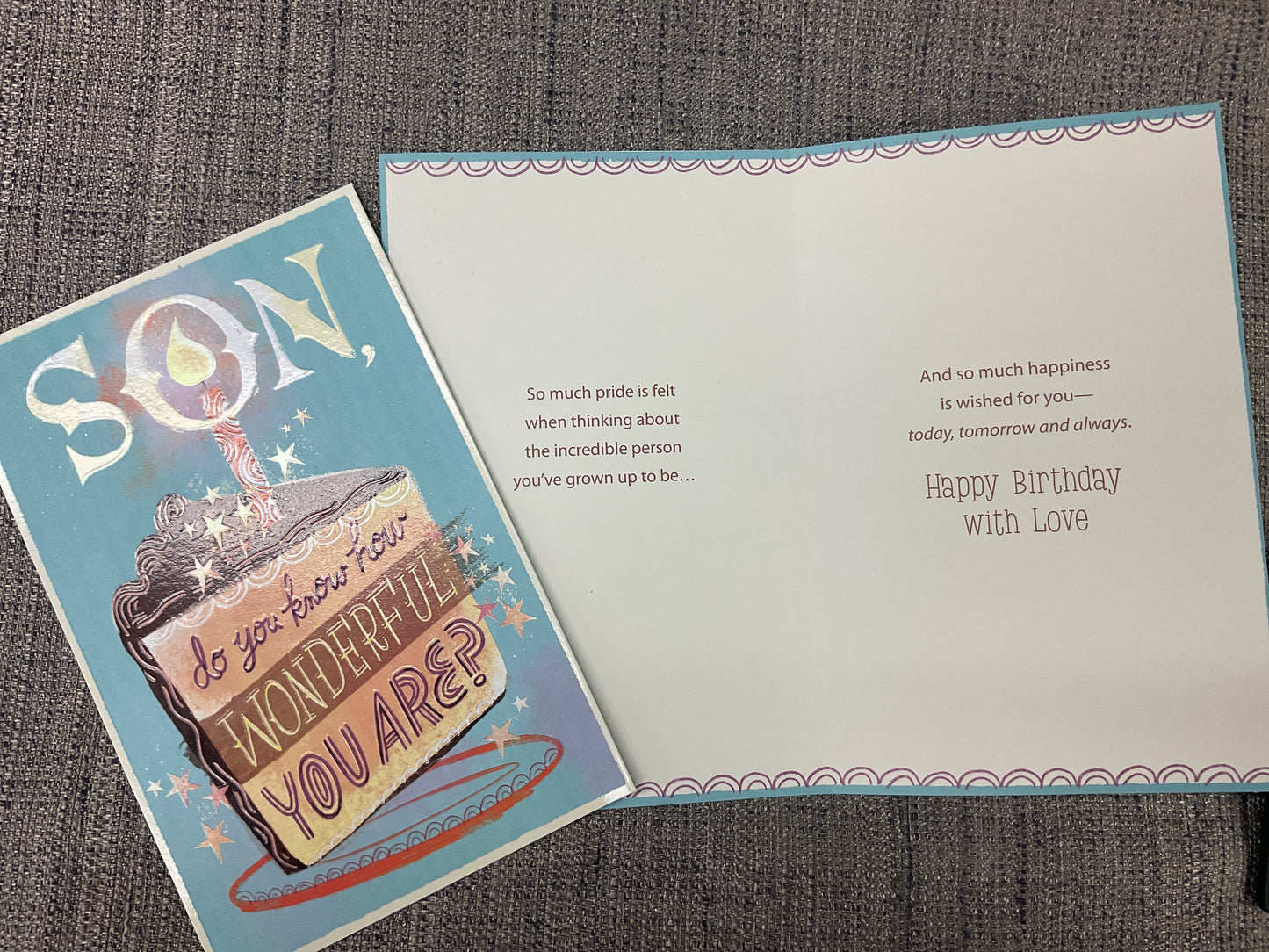 Son - Birthday Card