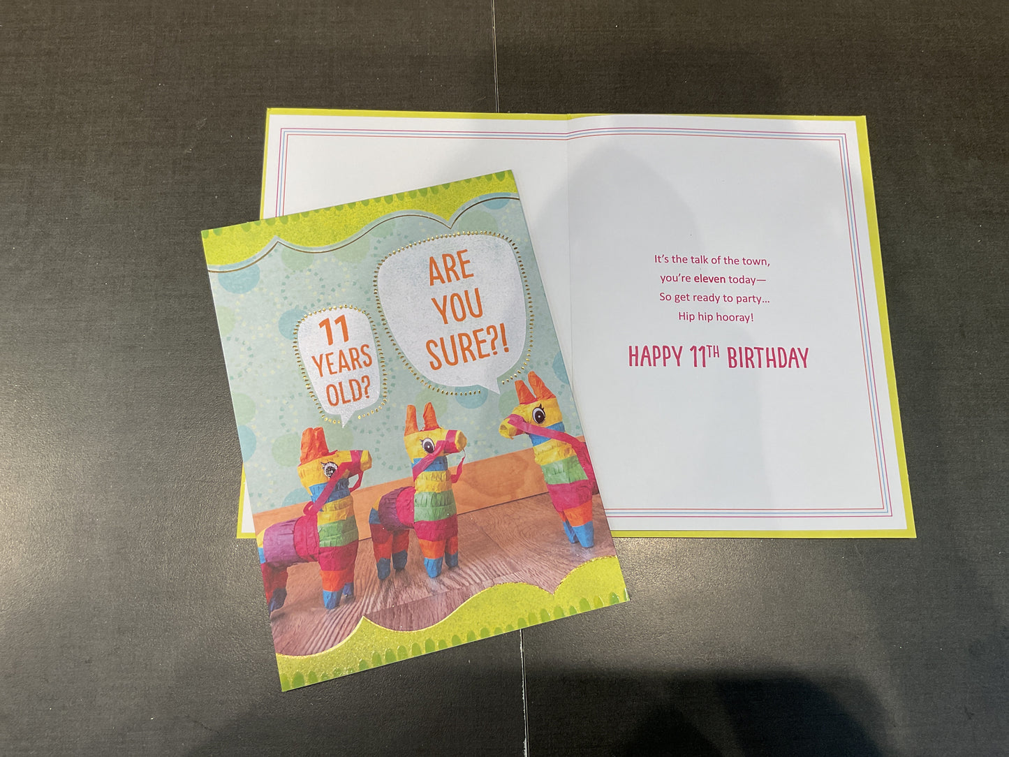 11th Birthday Card