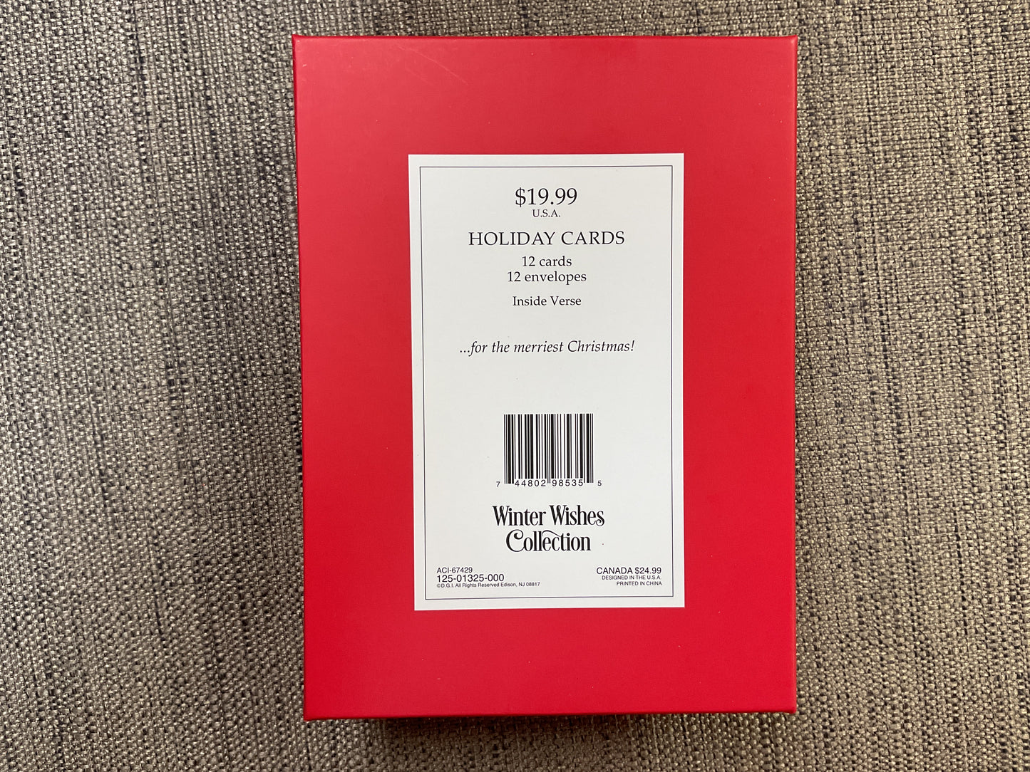 Holly Jolly Wishes Boxed Christmas Cards