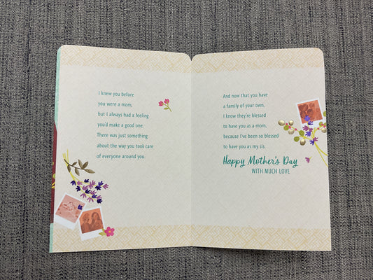 Sister- Mother’s Day