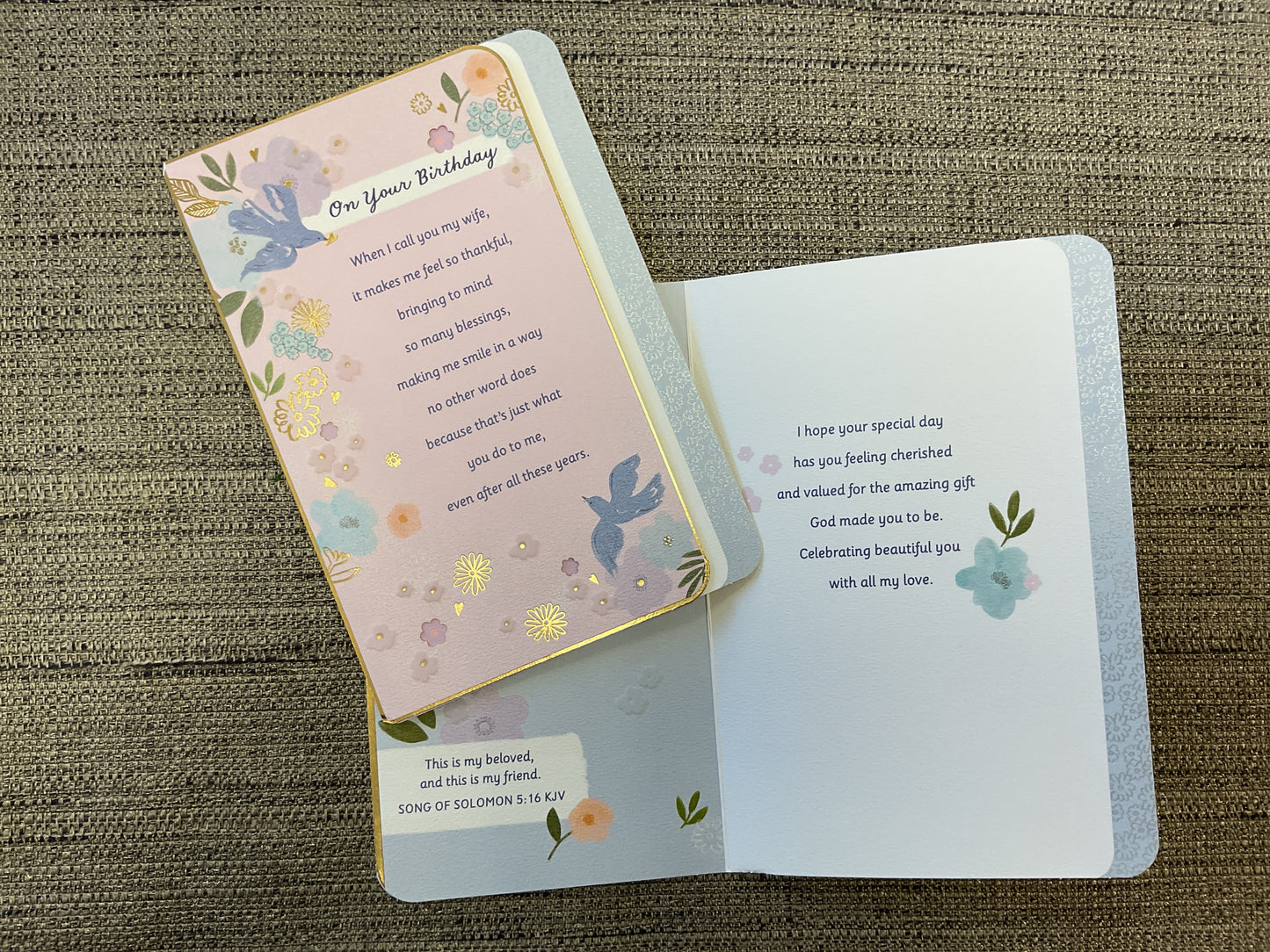 Religious Wife Birthday Card