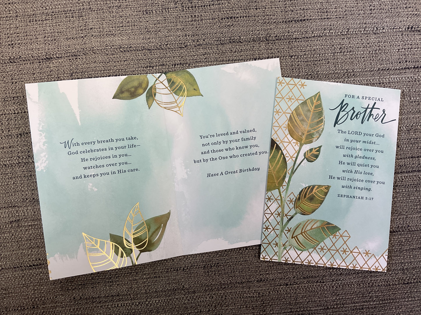 Religious Brother Birthday Card