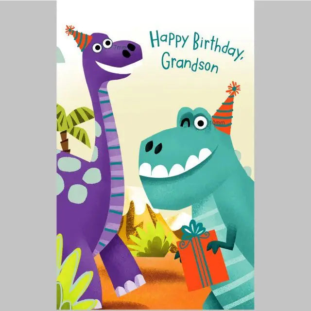 Grandson Birthday Card for Kid