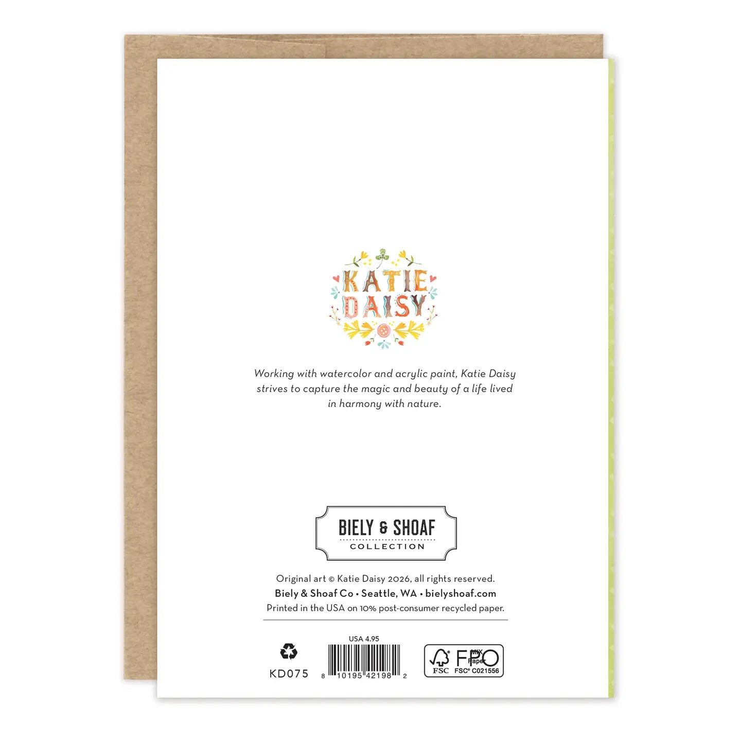 Garden Welcome Sweet Baby Card