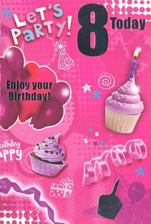 Birthday Age 08 Girl