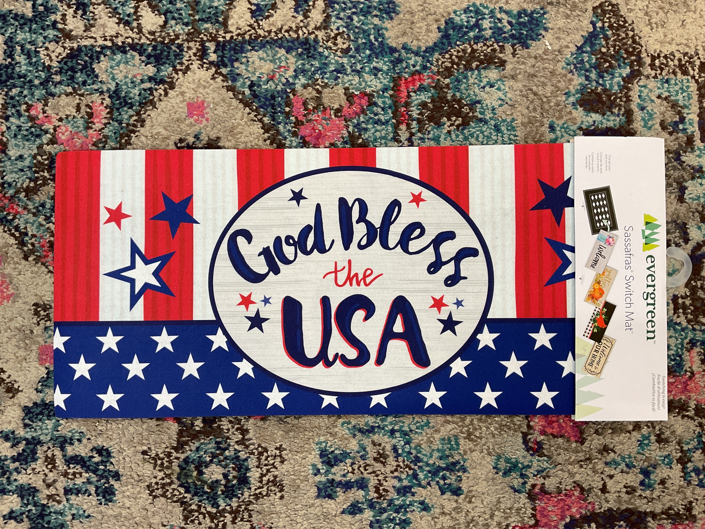 Bless The USA Bow Sassafras Switch Mat