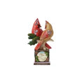 Cardinal Pair on Pedestal Figurine "Faith, Joy, and Hope"