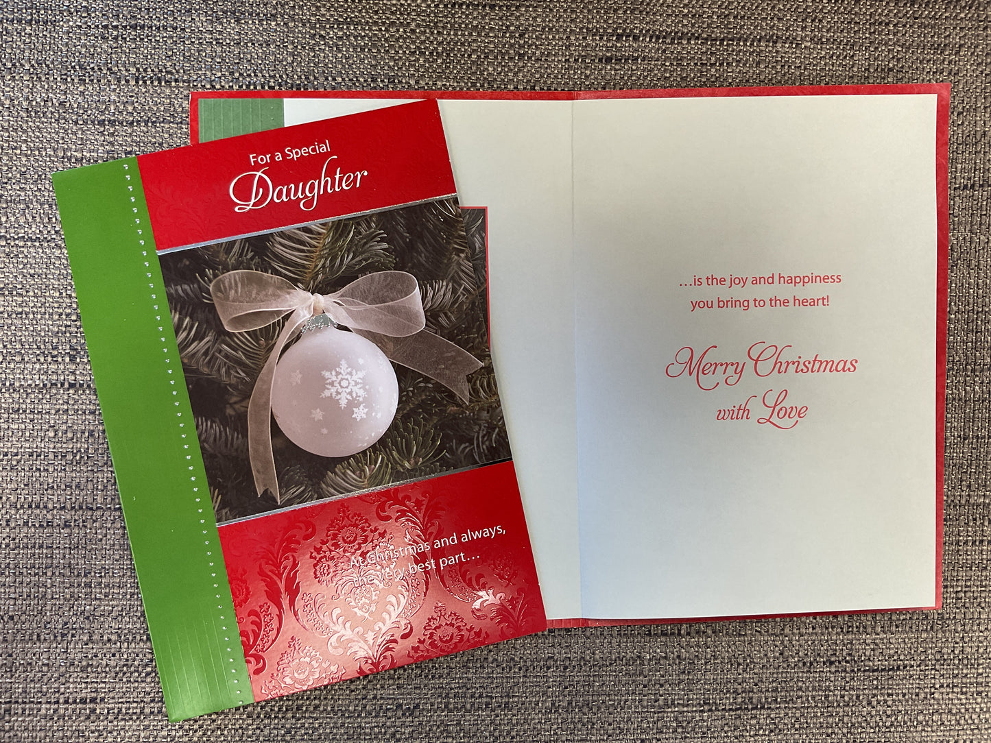 Daughter Christmas Card