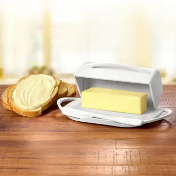 Flip-Top Butter Dish w/ Butter Knife