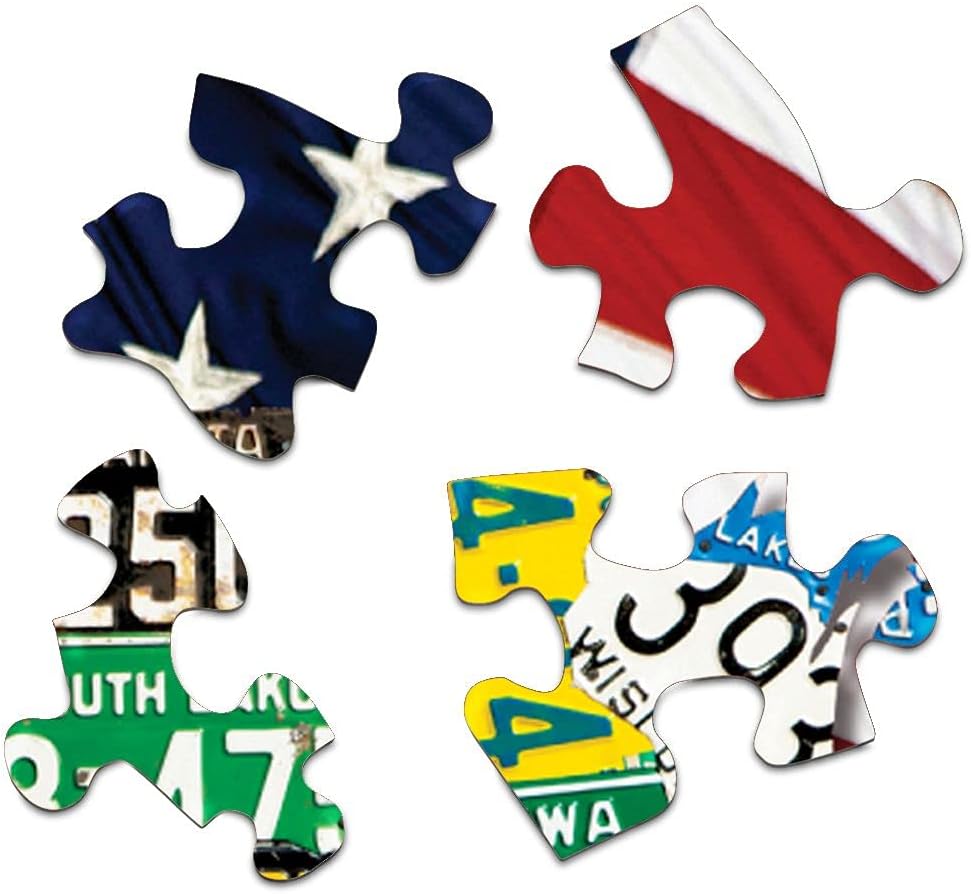 State Plates 400 Piece Jigsaw Puzzle