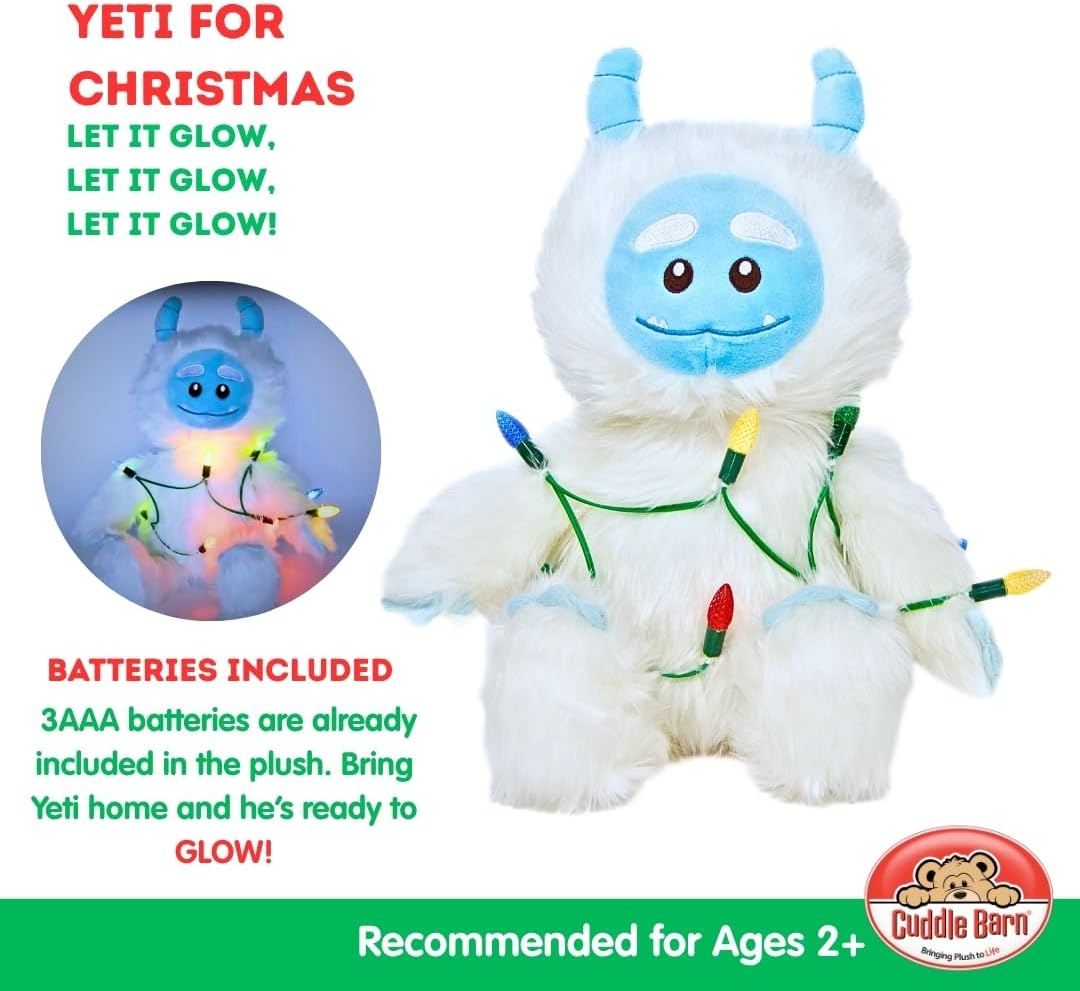 Yeti for Christmas | Animated Musical Yeti Soft Fluffy Plush Toy