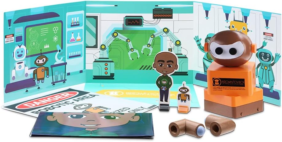 Robotics STEAM Kit Brown Toy Box