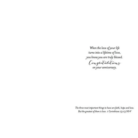 Happily Ever After - Faith Anniversary Value Card